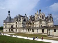 Chambord - Seitenblick zum Schloß
